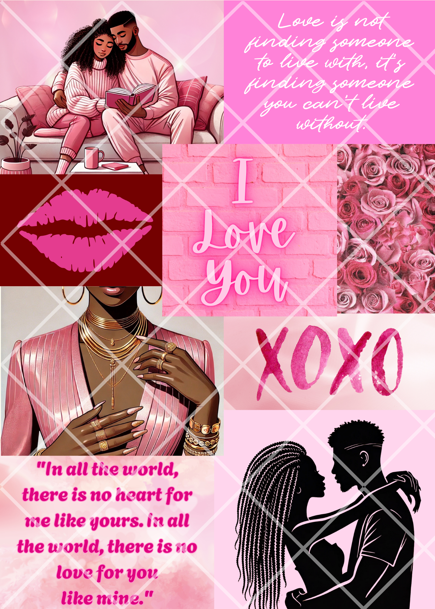 Pink Romance Insert