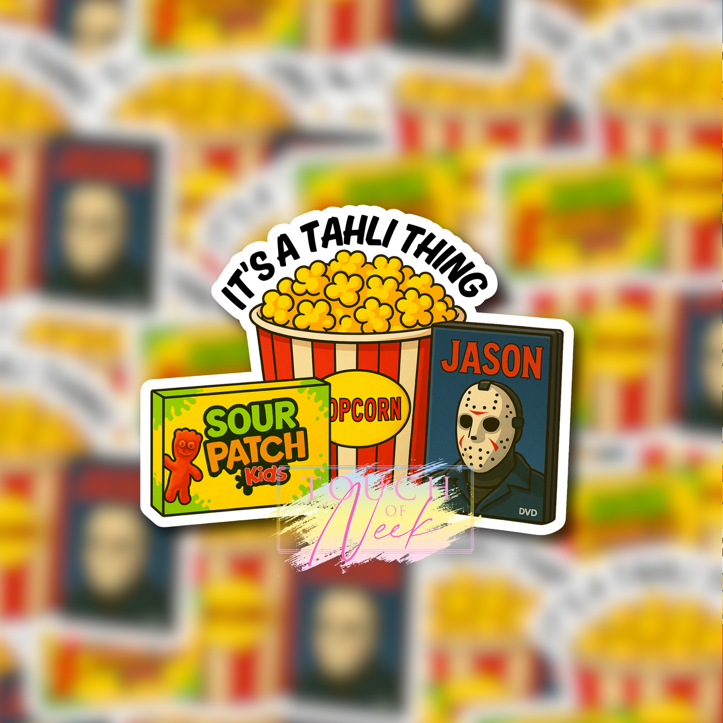 Parachutes by TA inspired stickers