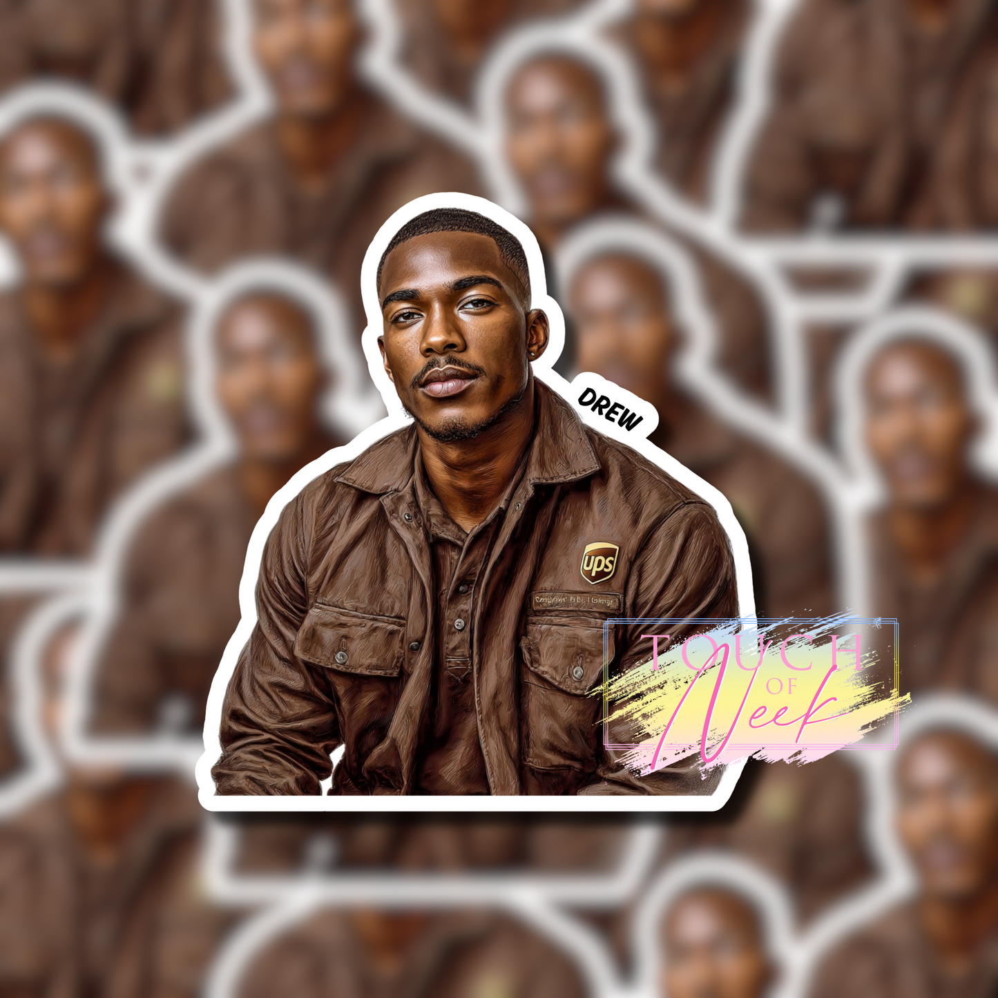 Parachutes by TA inspired stickers