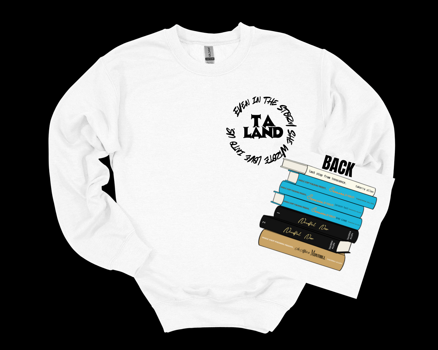 TA Land Book Stack Sweatshirt
