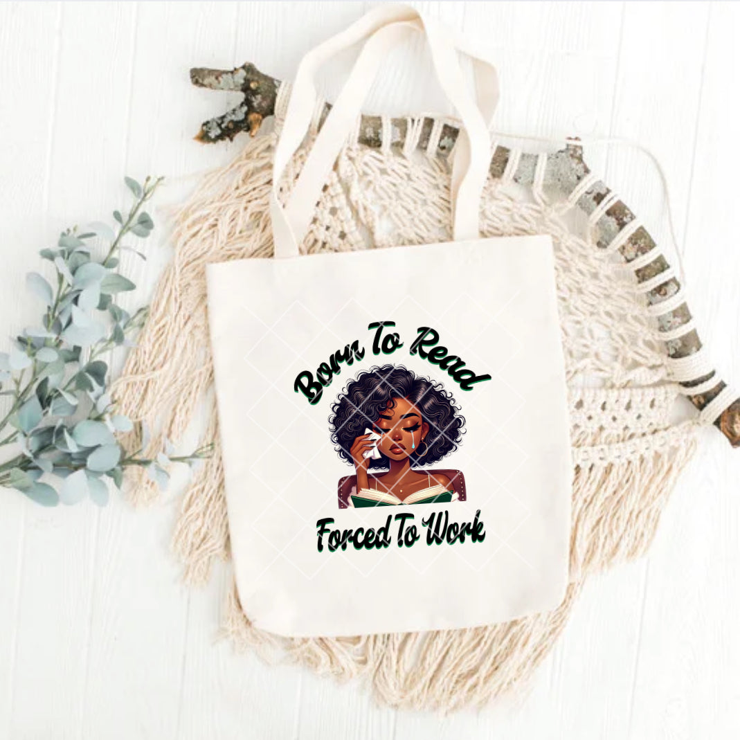Born To Read Tote Bags 2025