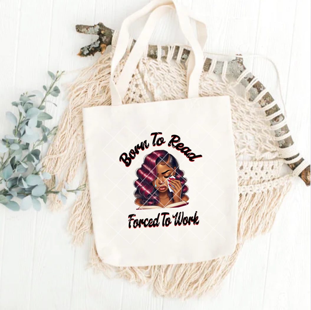 Born To Read Tote Bags 2025
