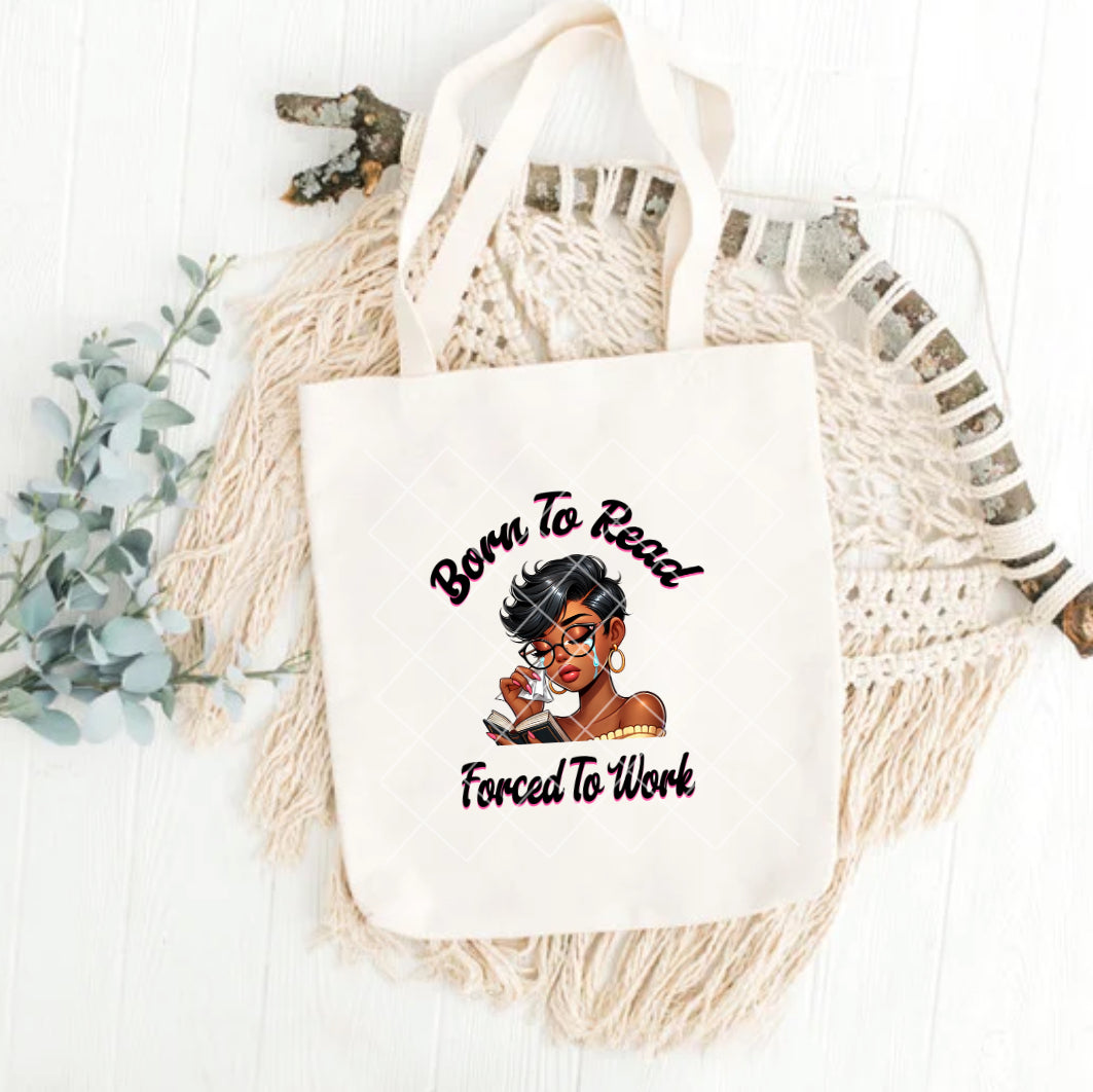Born To Read Tote Bags 2025