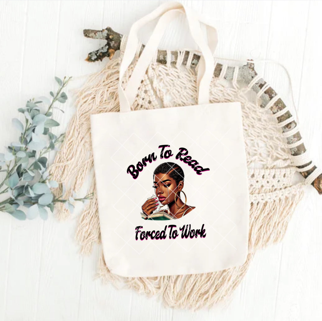 Born To Read Tote Bags 2025
