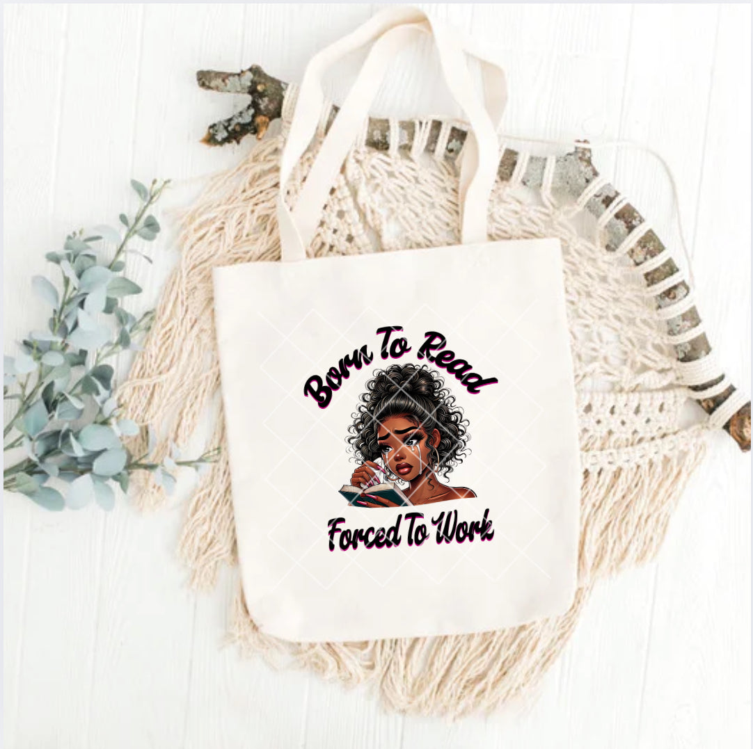 Born To Read Tote Bags 2025