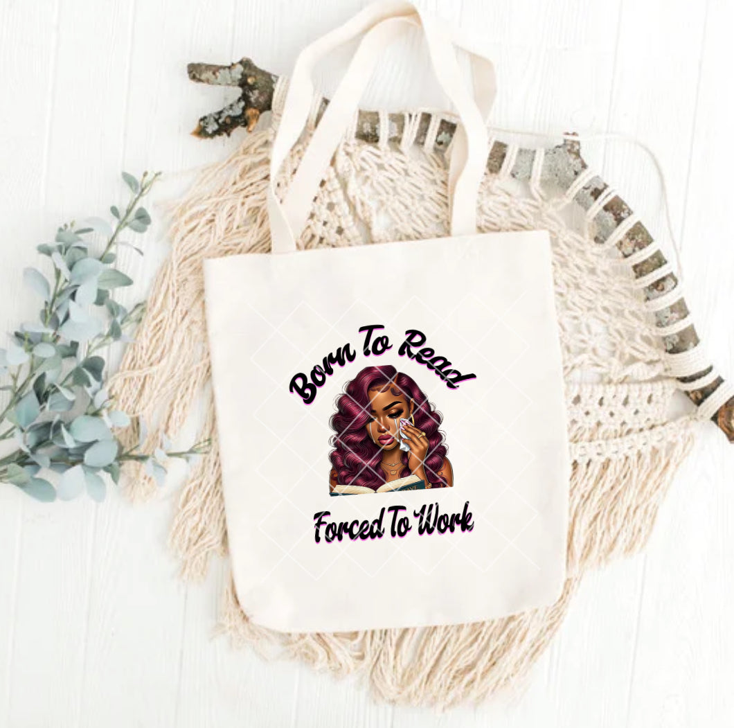 Born To Read Tote Bags 2025