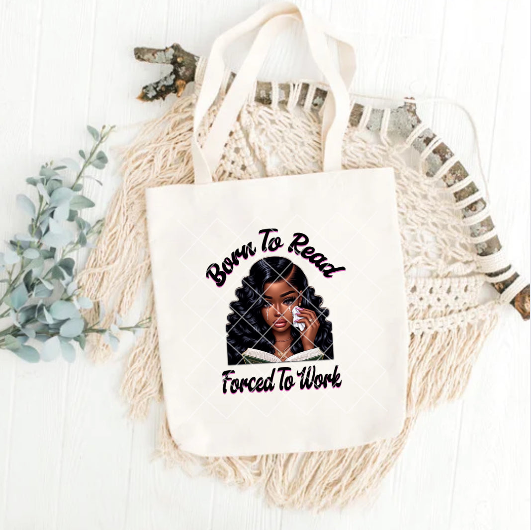 Born To Read Tote Bags 2025