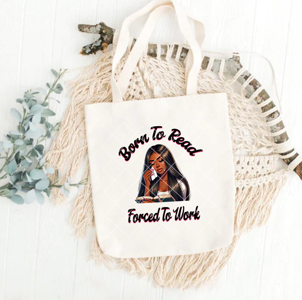 Born To Read Tote Bags 2025