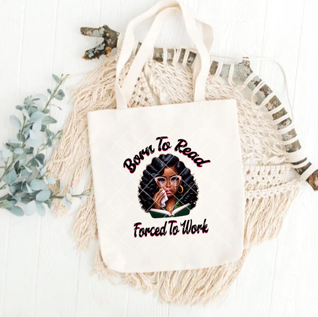 Born To Read Tote Bags 2025
