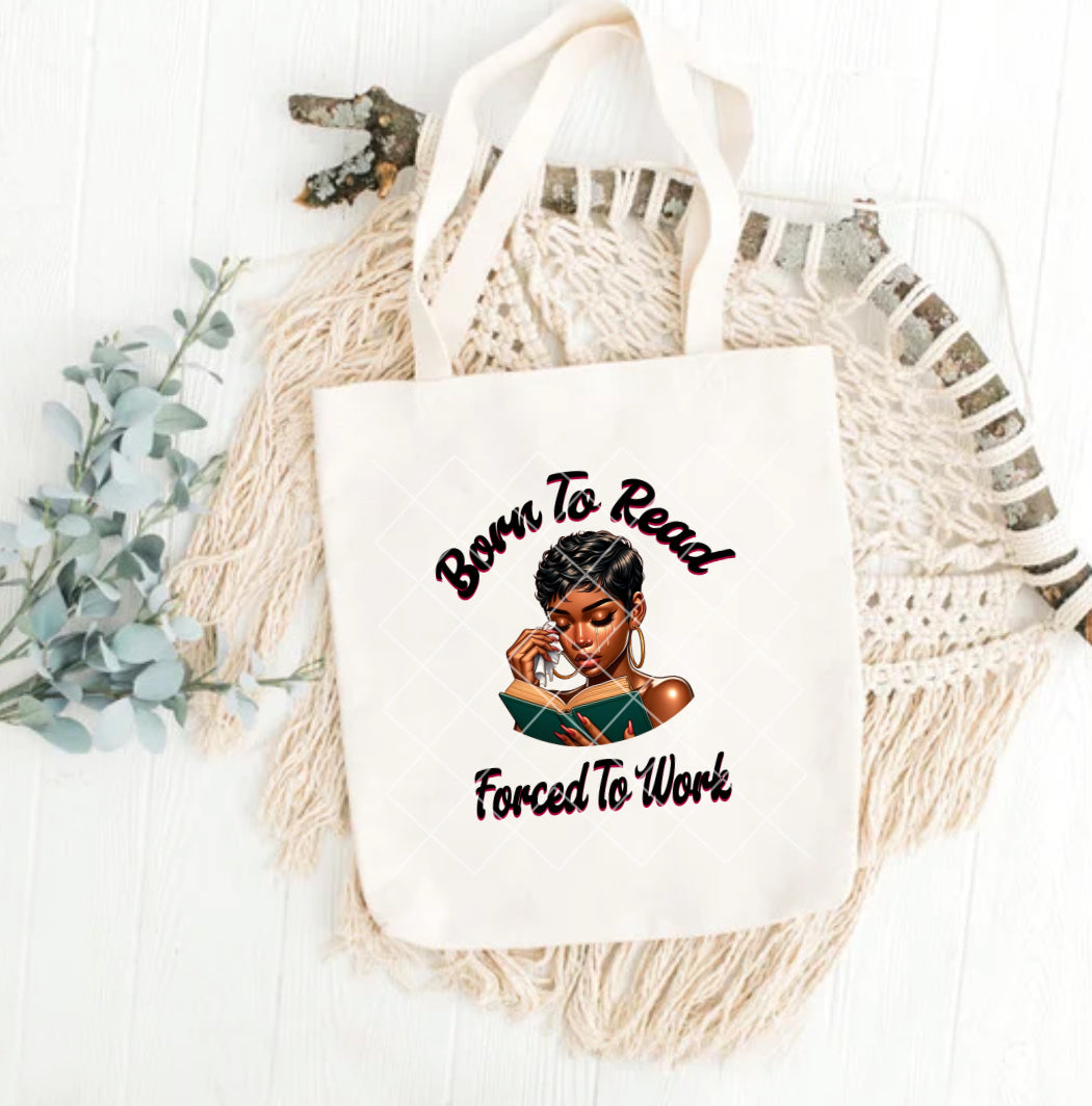 Born To Read Tote Bags 2025