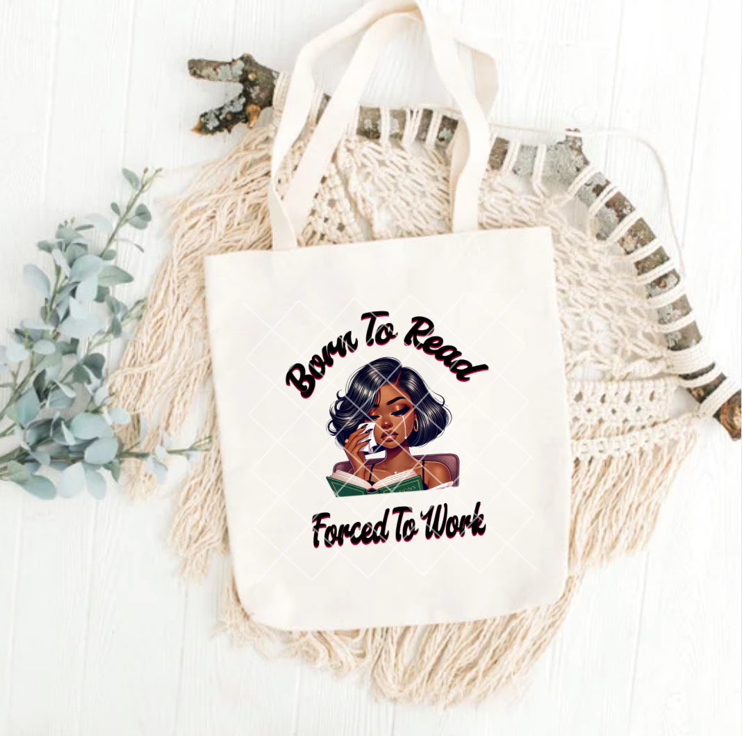 Born To Read Tote Bags 2025
