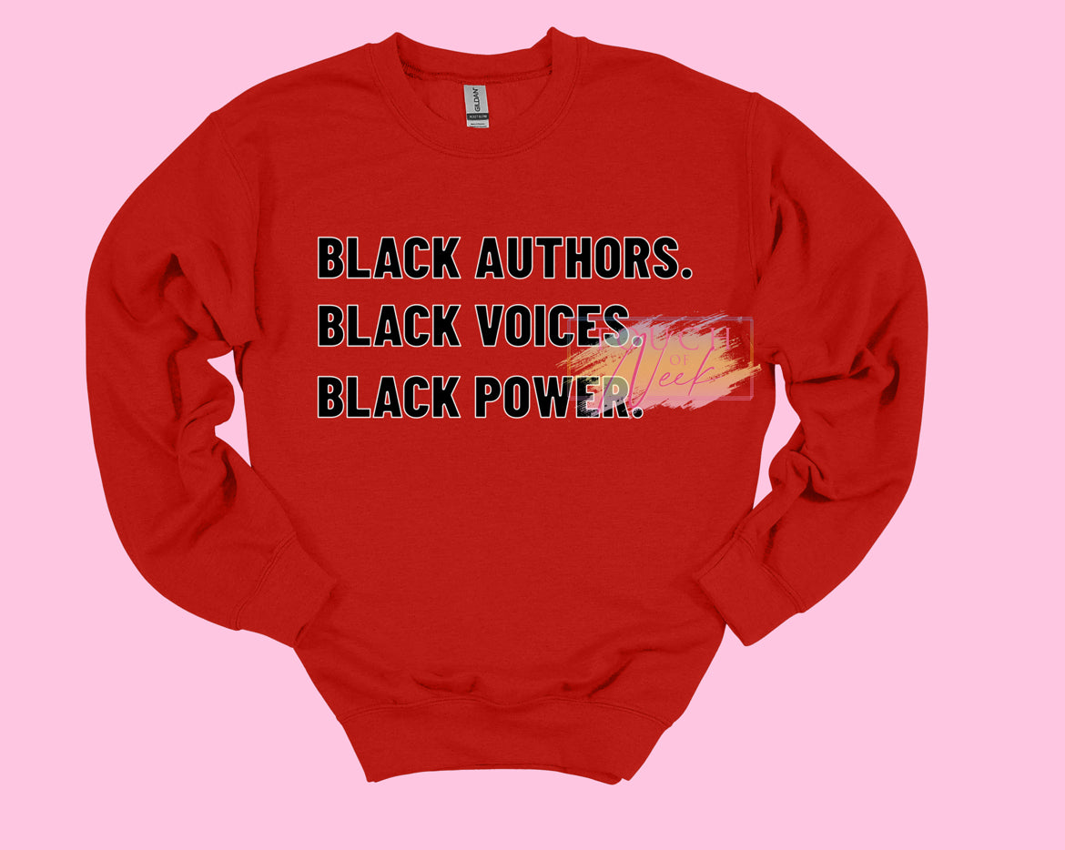 Black Authors Tee/Sweatshirt