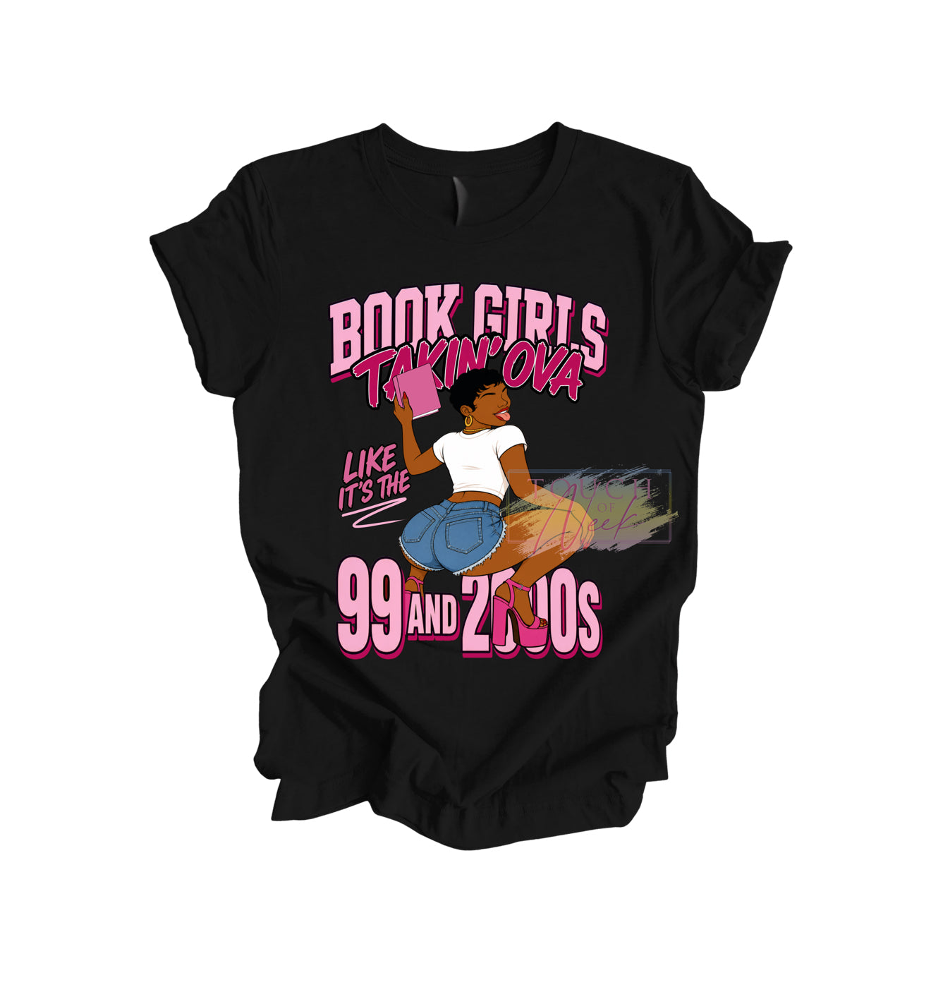 Book Girls Takin Ova Tee (Pink)