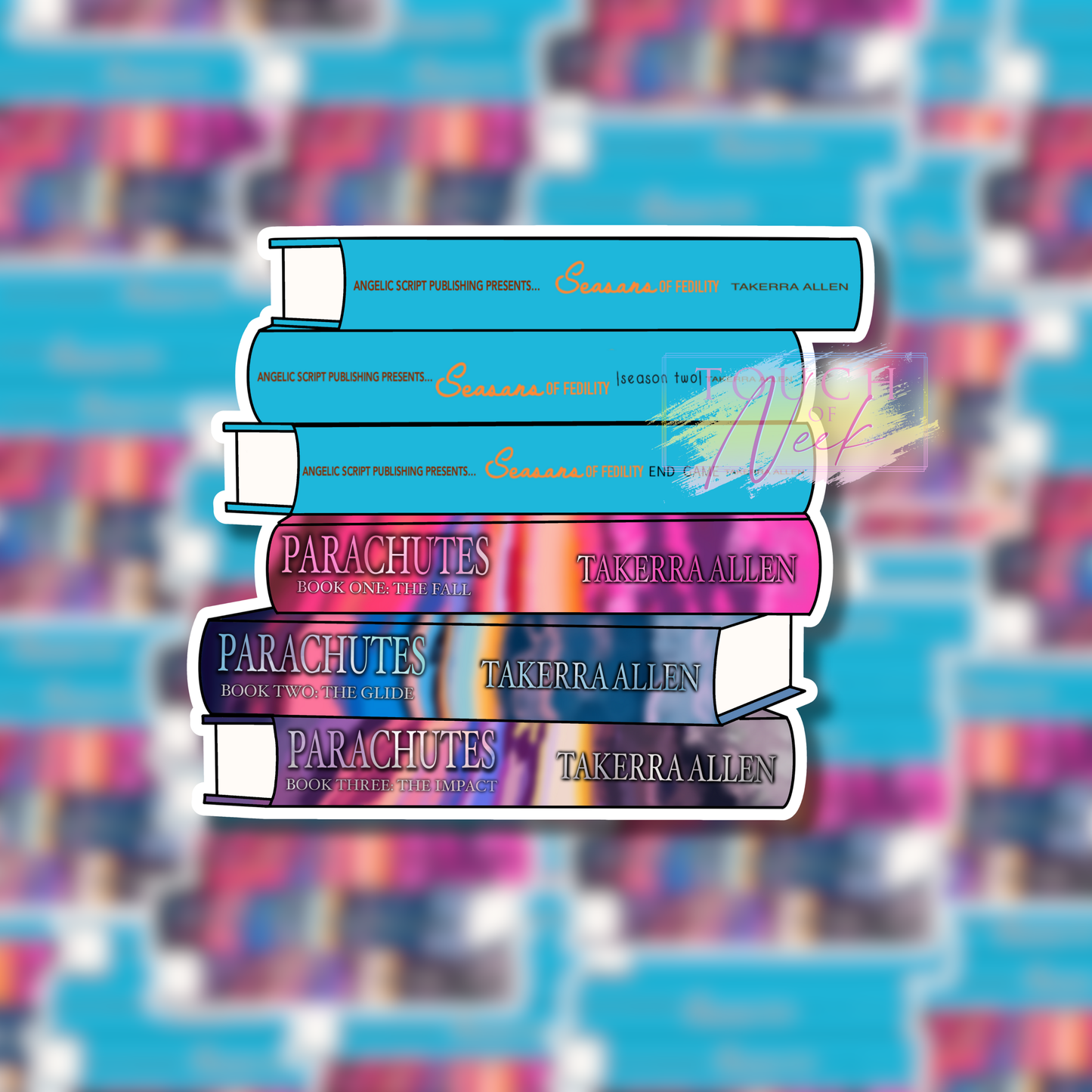 Takerra Allen Inspired Stickers