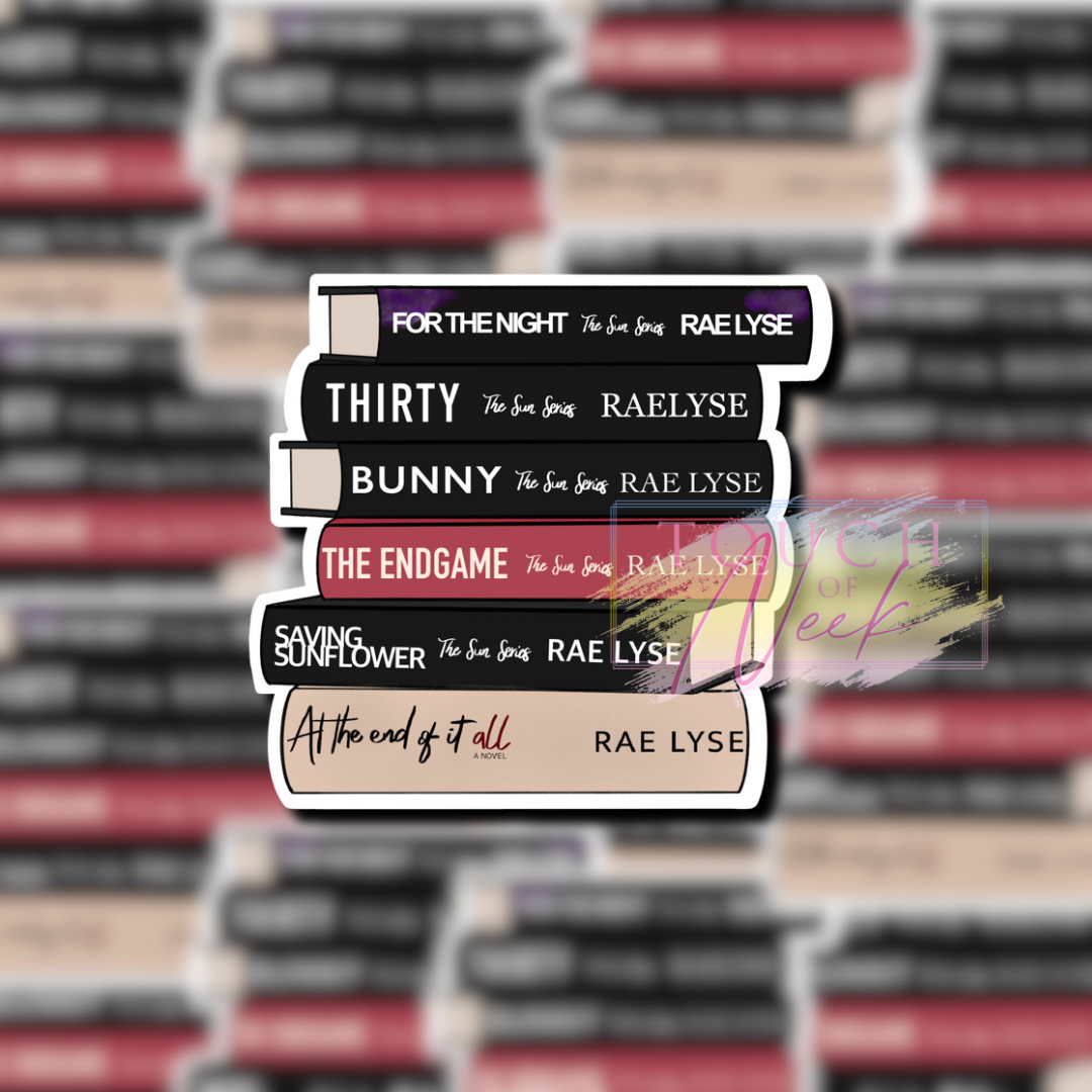 Stack of Books Stickers