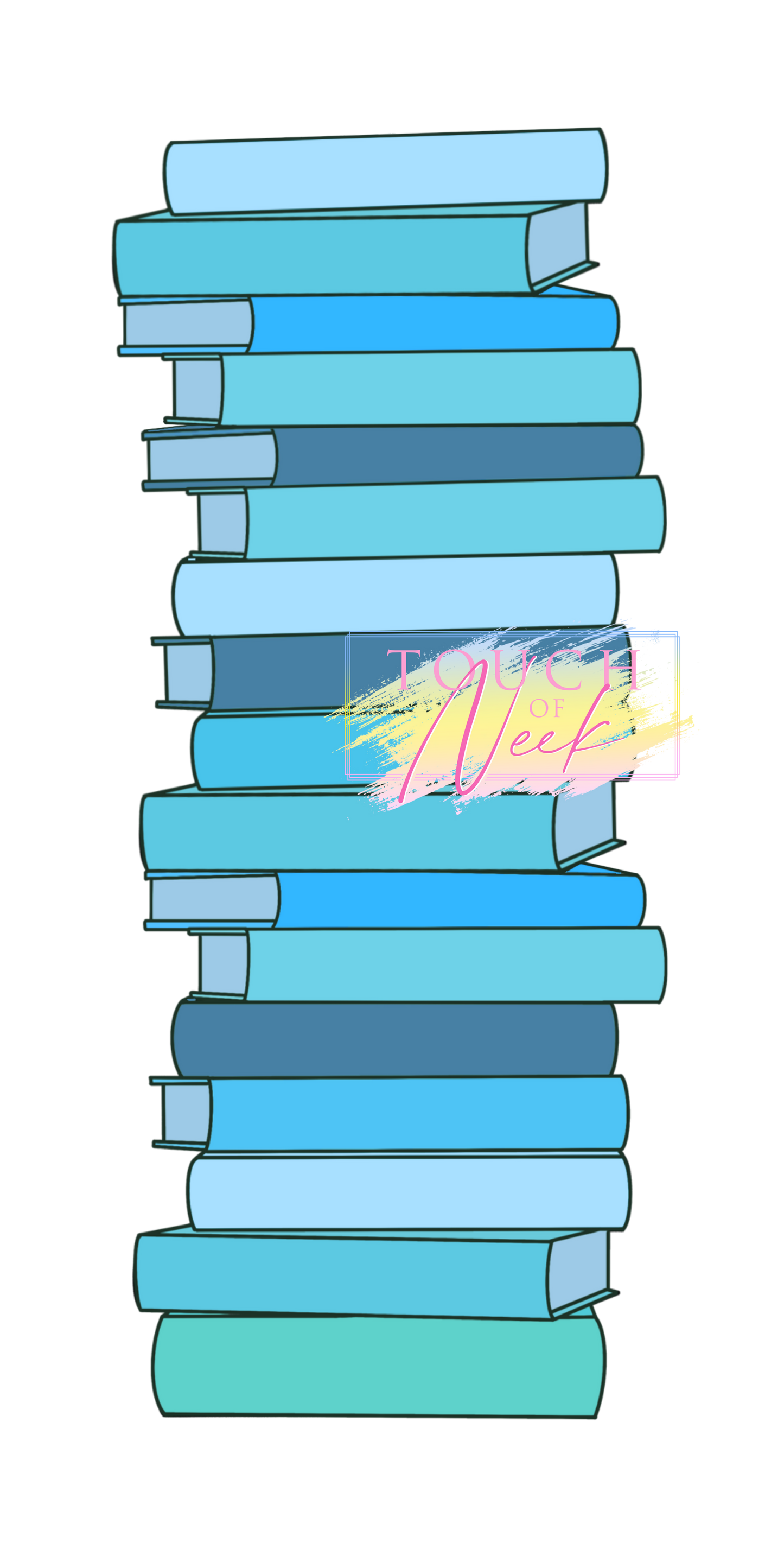 Book Stack Bookmark