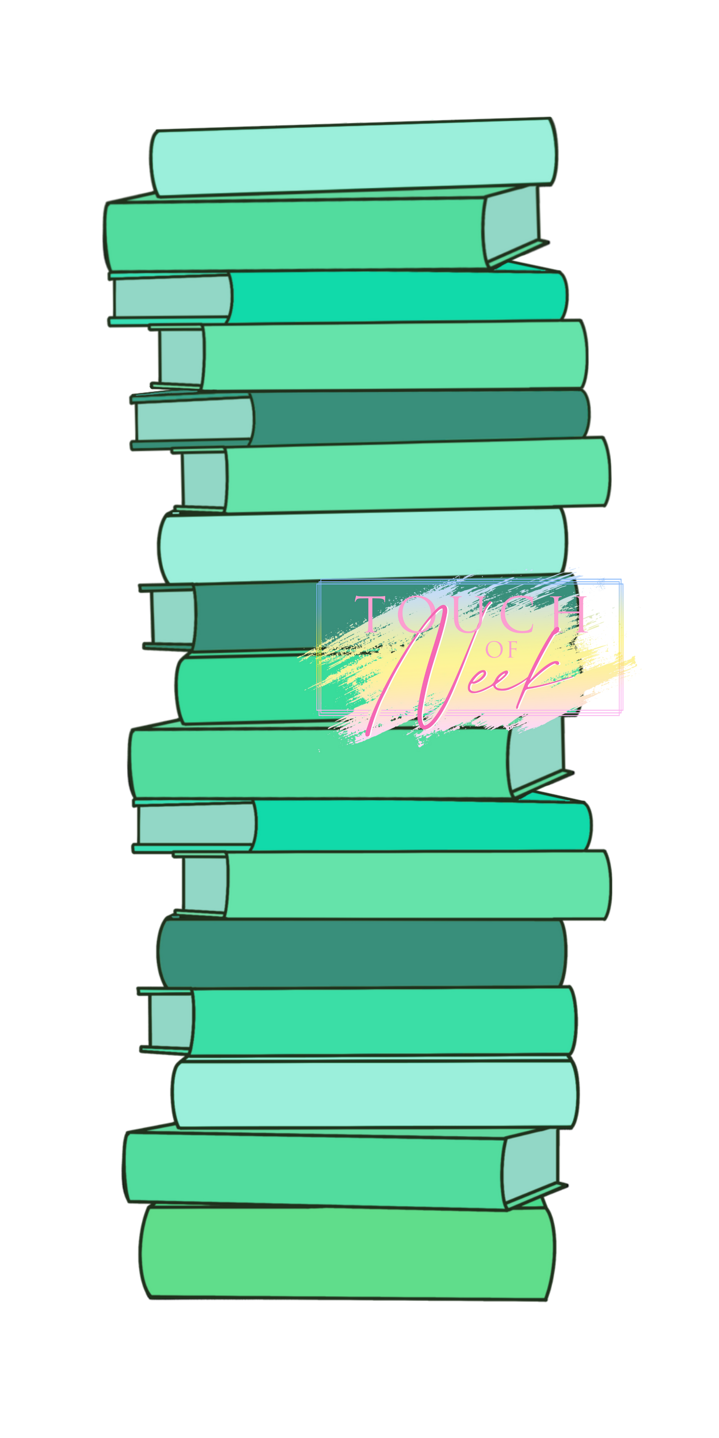 Book Stack Bookmark