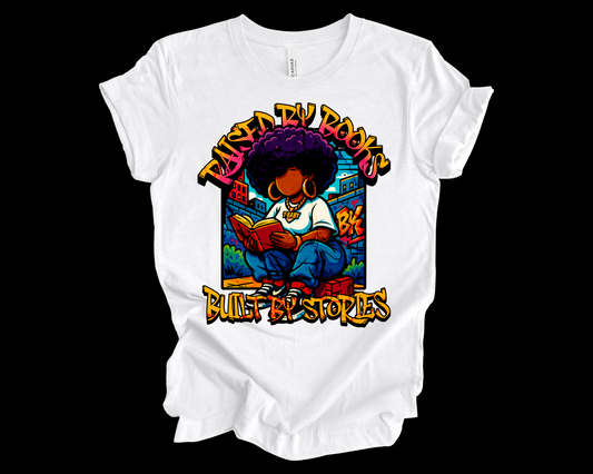 Raised By Books Tee