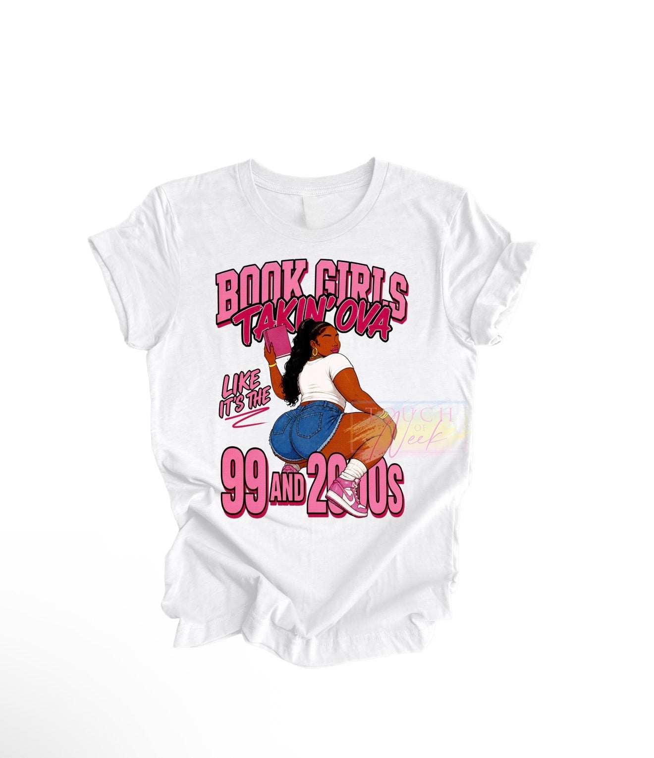 Book Girls Takin Ova Tee (Pink)