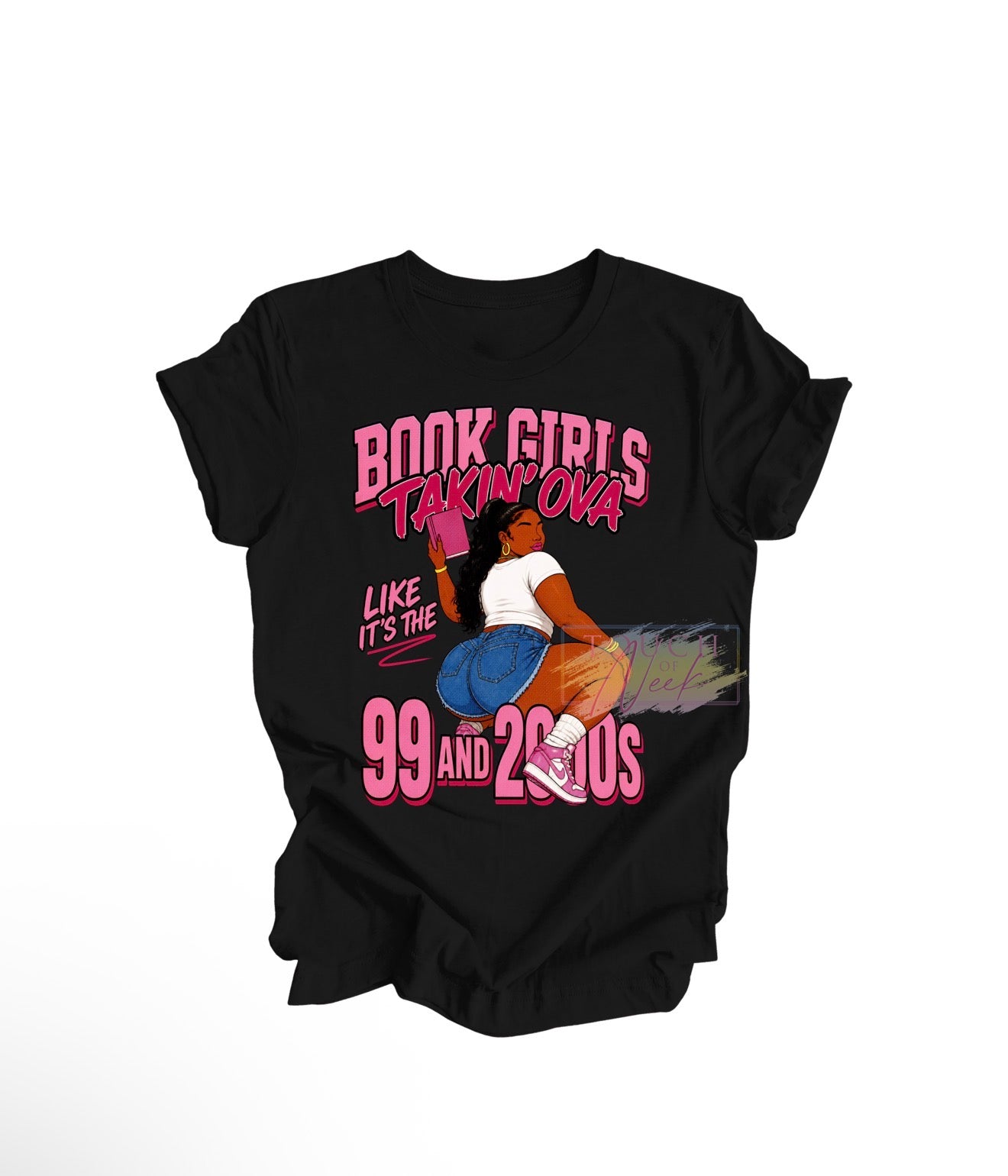 Book Girls Takin Ova Tee (Pink)