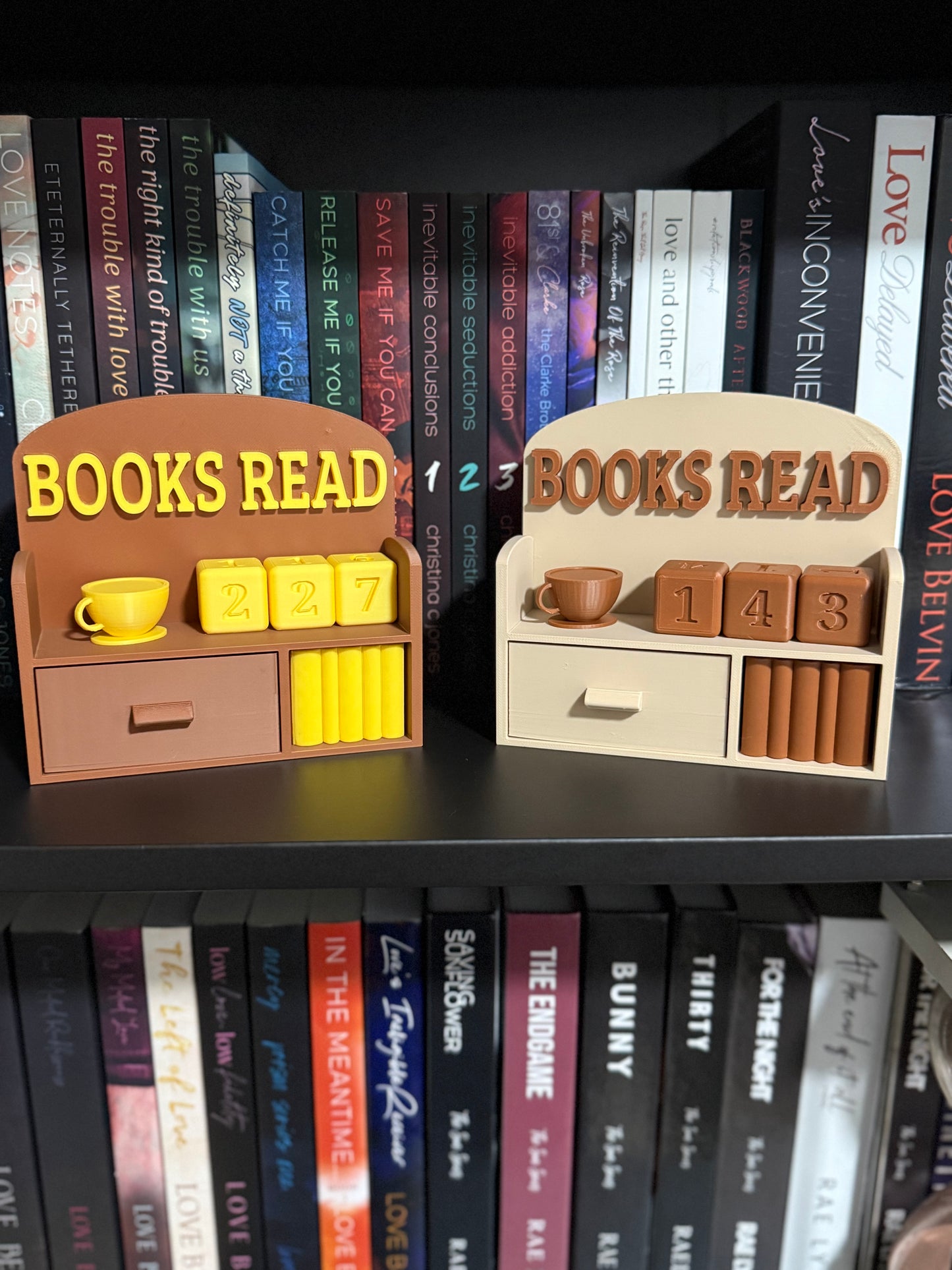 3D Bookshelf Decor