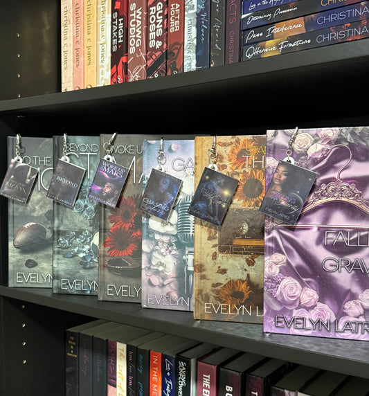 The 8th Wonder book playlist keychain