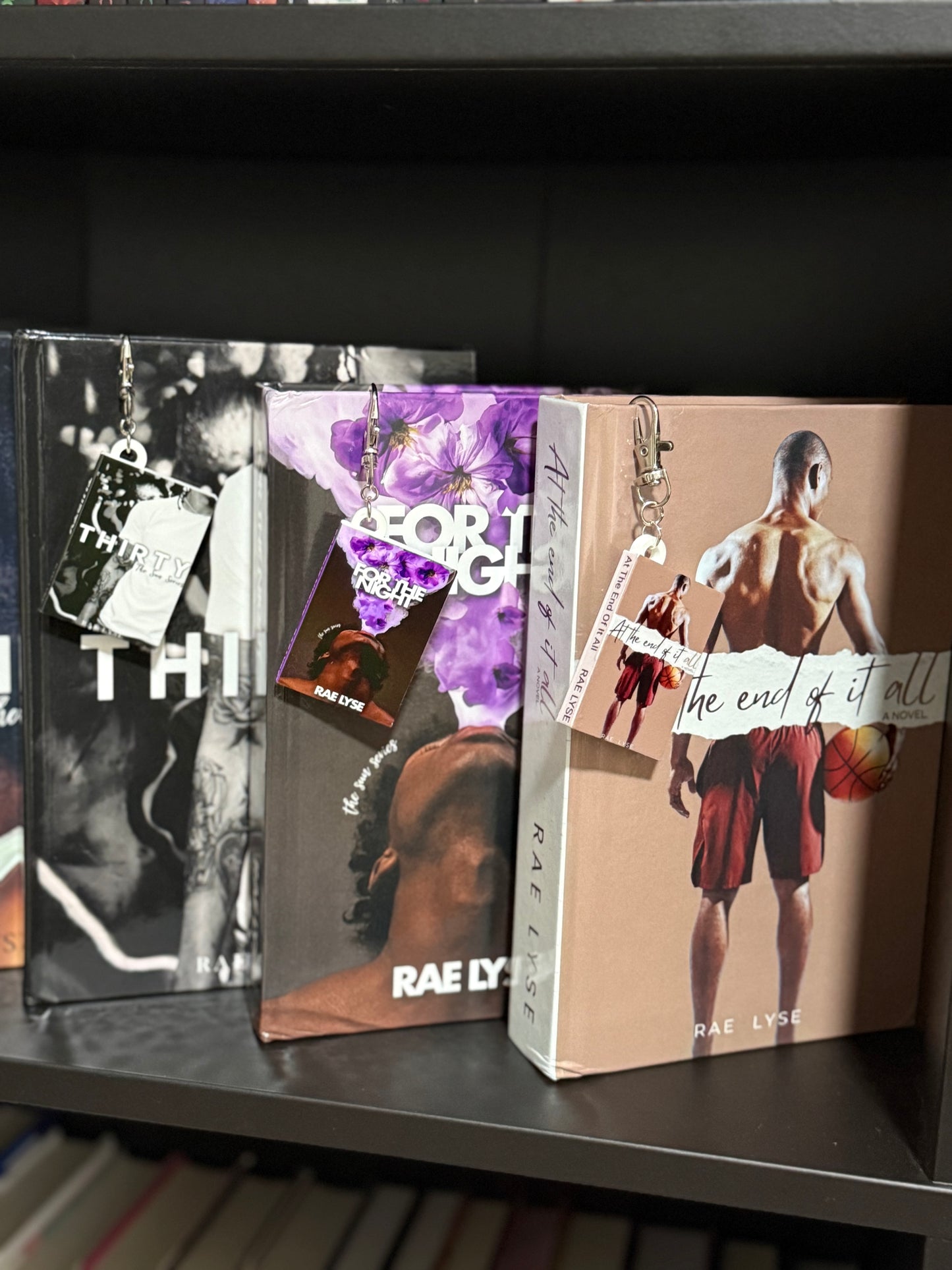 Rae Lyse book playlist keychain