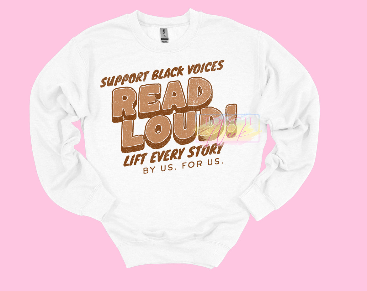 “Black” Read it Proud Tee/Sweatshirt