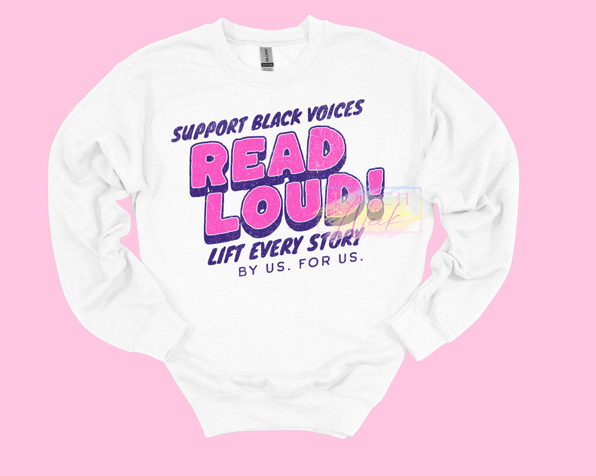 “Black” Read it Proud Tee/Sweatshirt