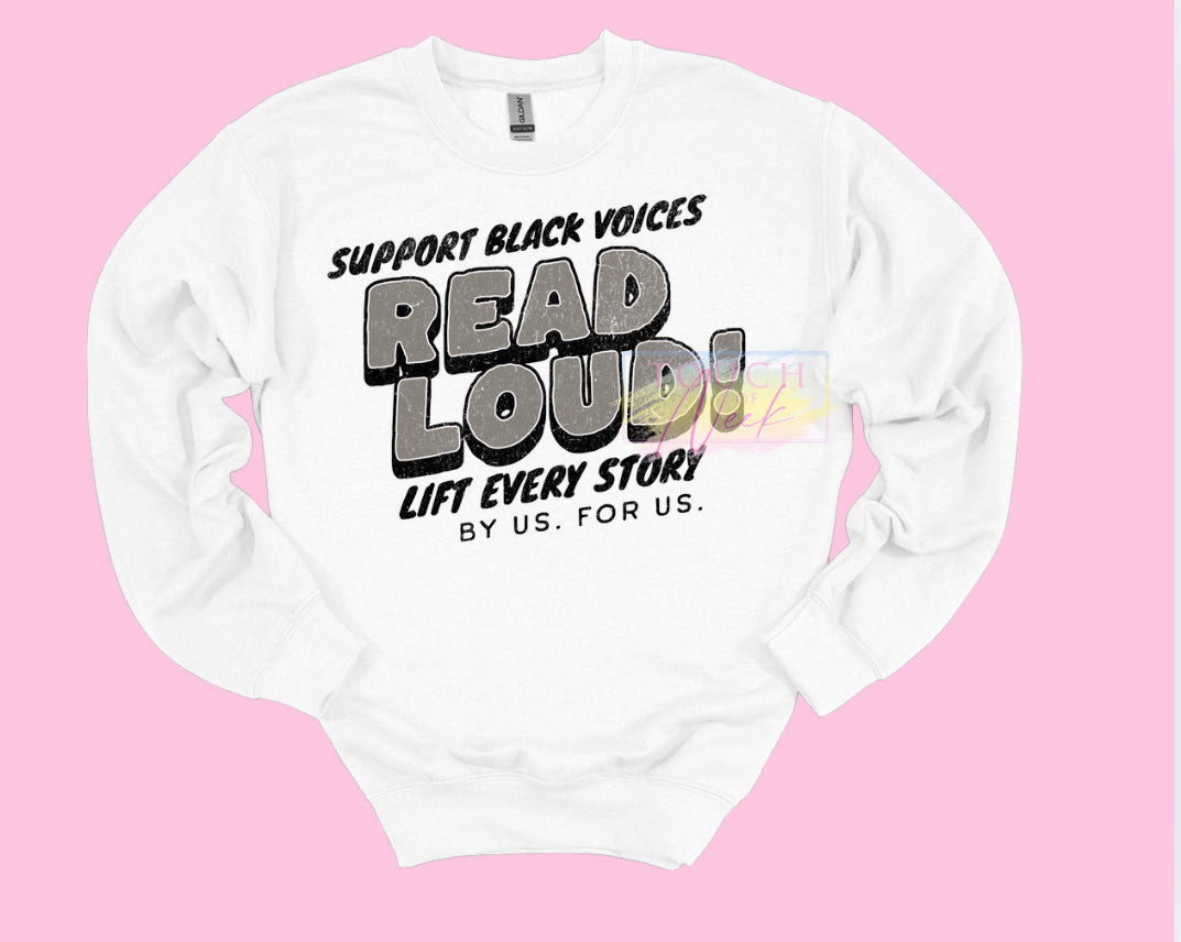 “Black” Read it Proud Tee/Sweatshirt