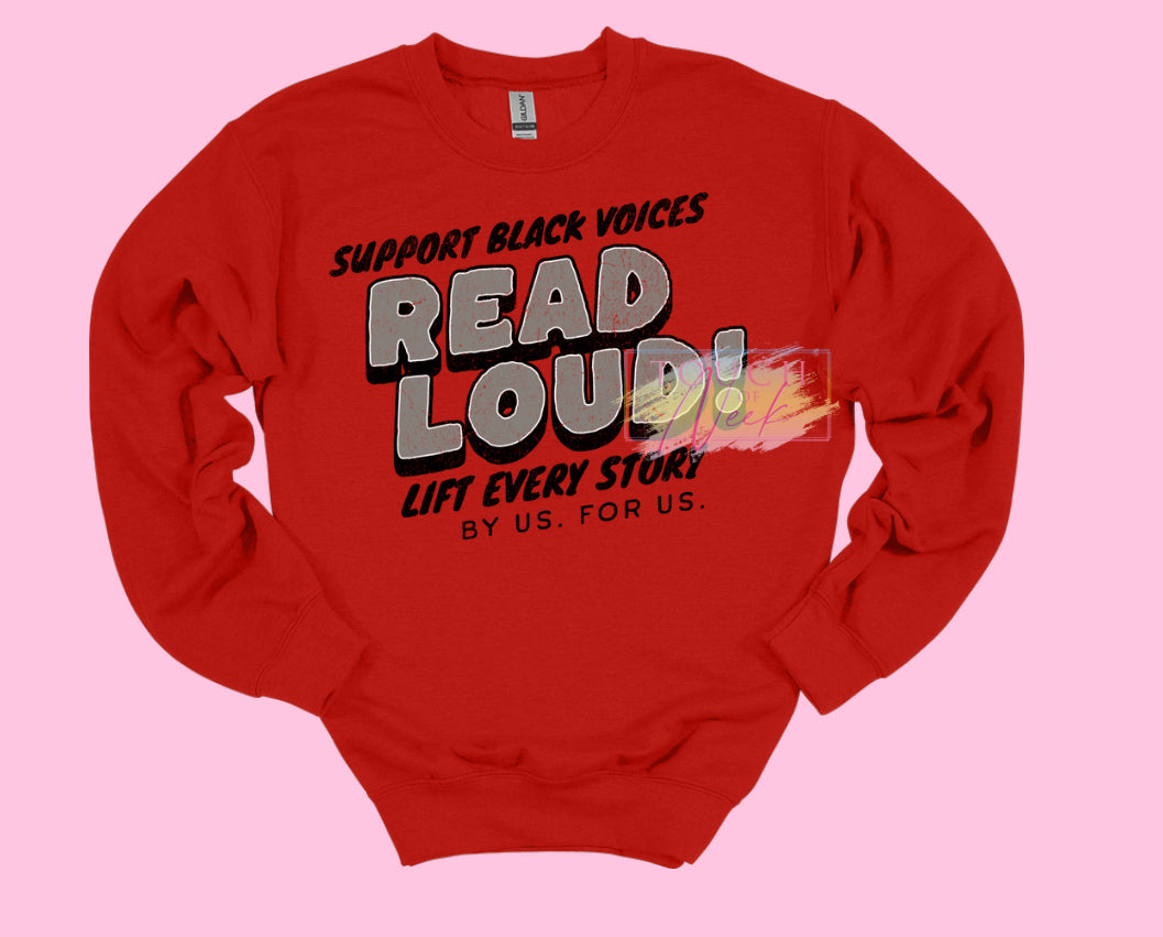 “Black” Read it Proud Tee/Sweatshirt