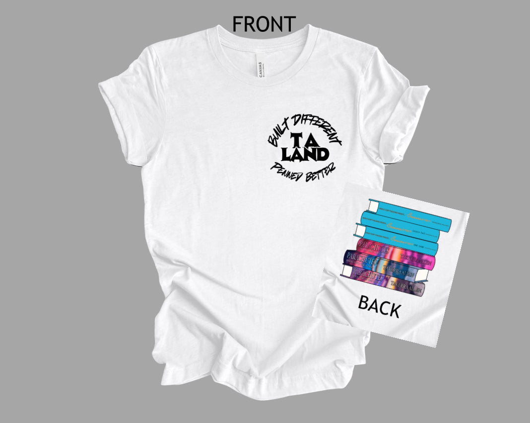 TA Land Book Stack Tshirt