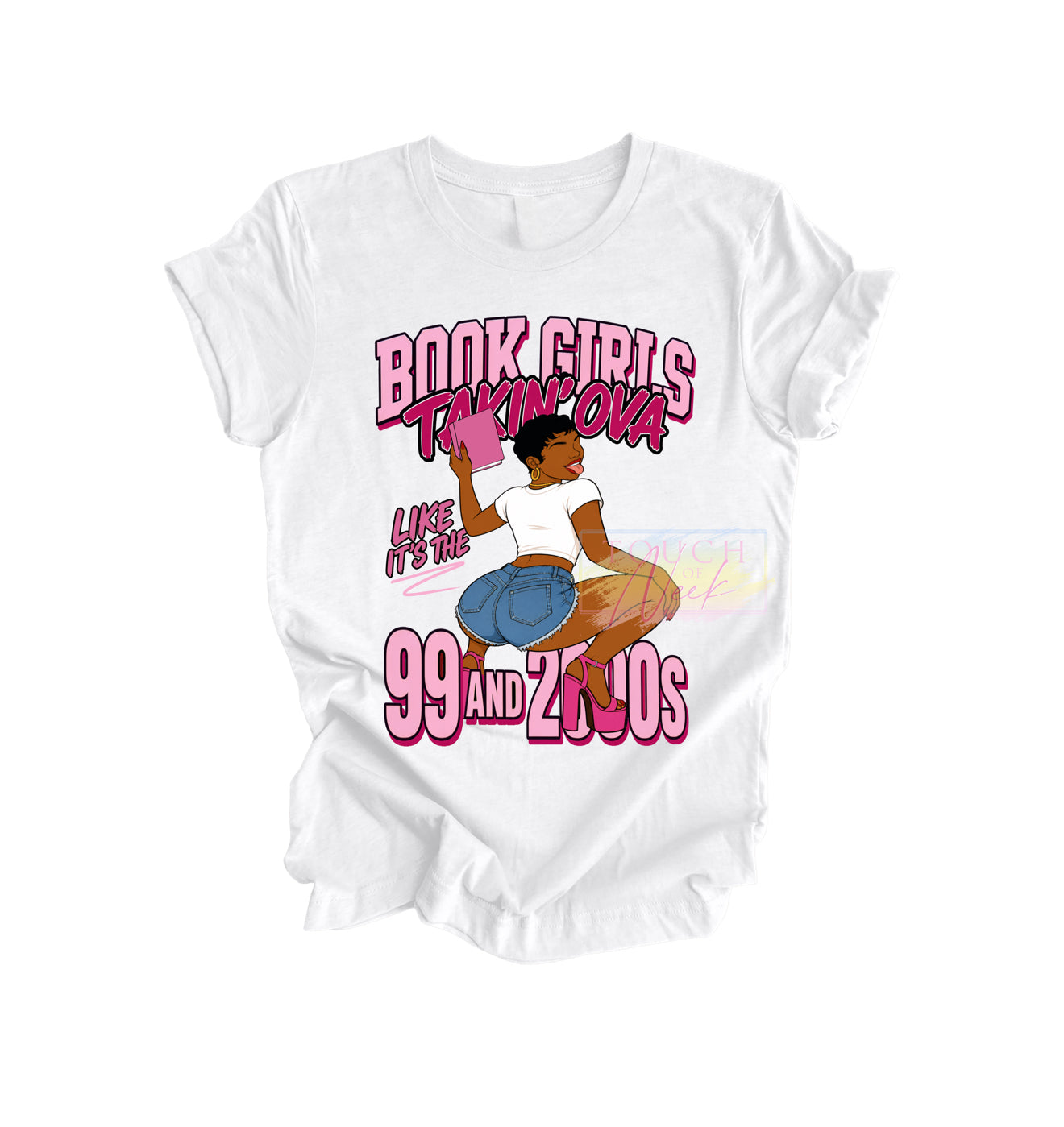Book Girls Takin Ova Tee (Pink)