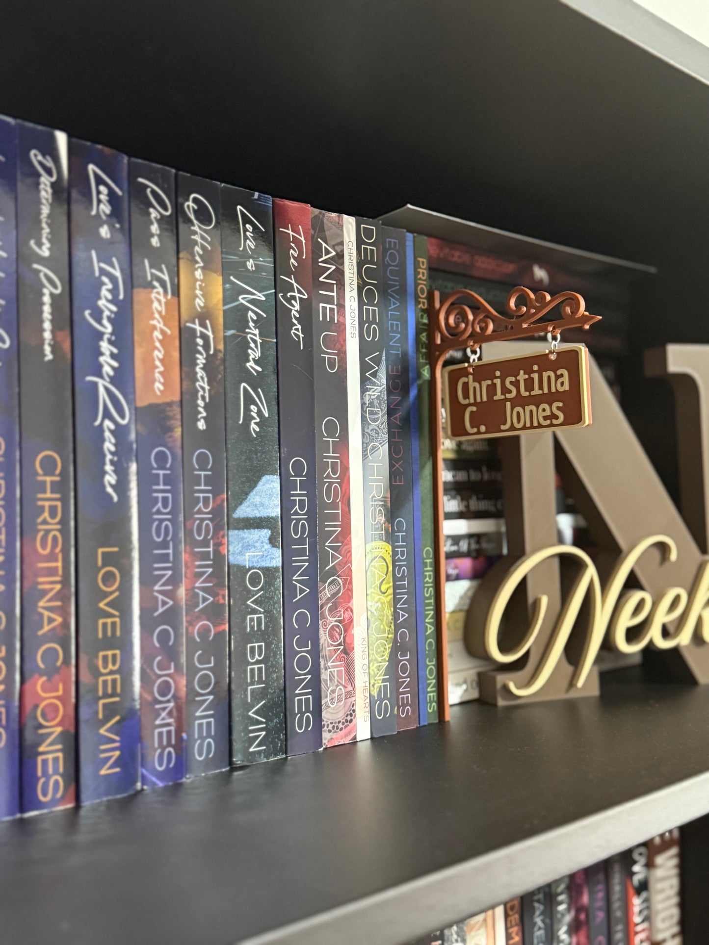 Custom Bookshelf Dividers