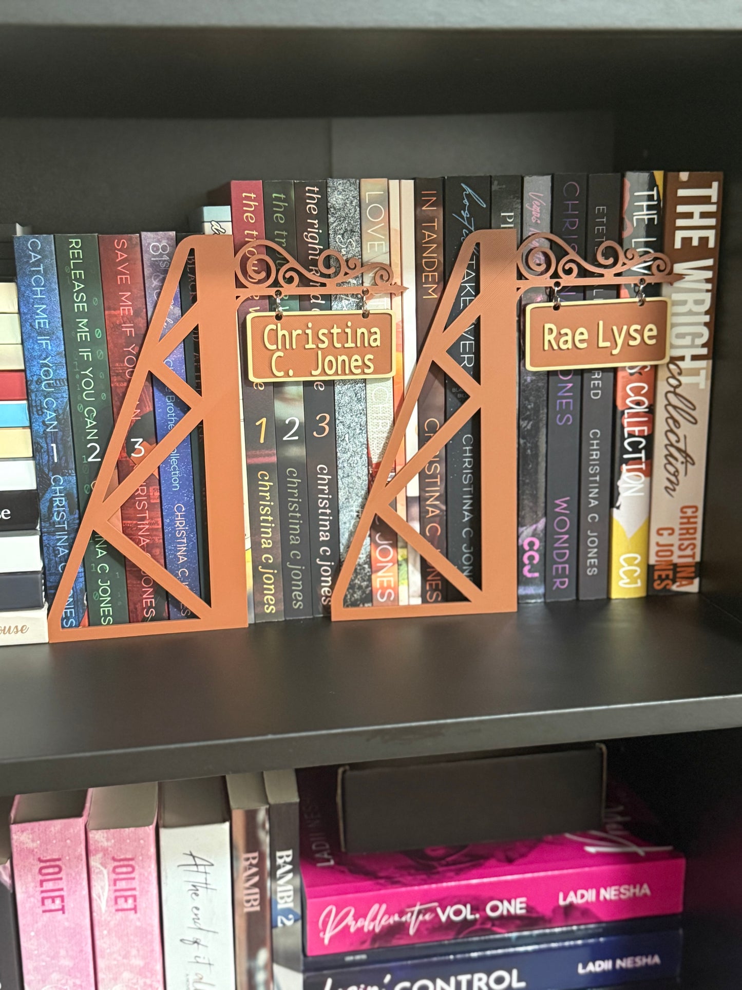 Custom Bookshelf Dividers