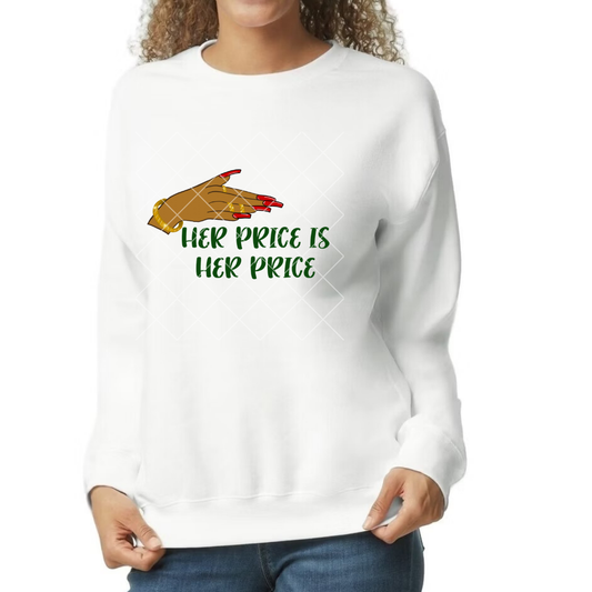 Worded sweatshirts