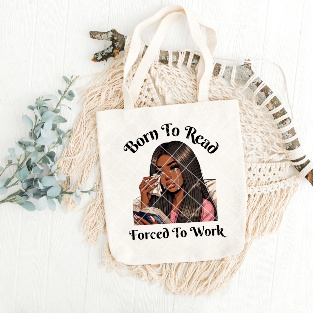 Born To Read Tote Bags