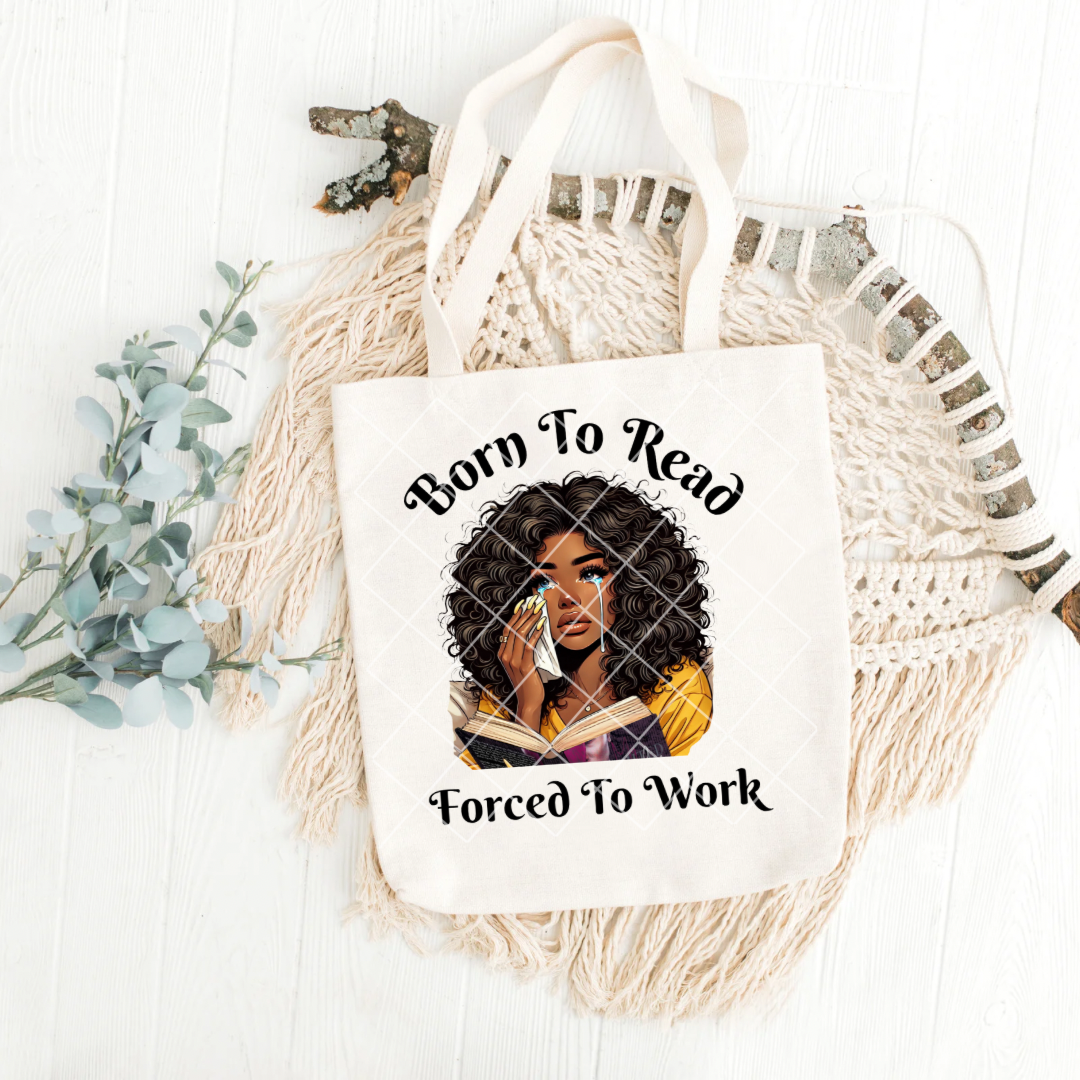 Born To Read Tote Bags