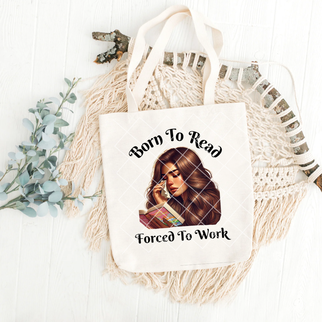 Born To Read Tote Bags