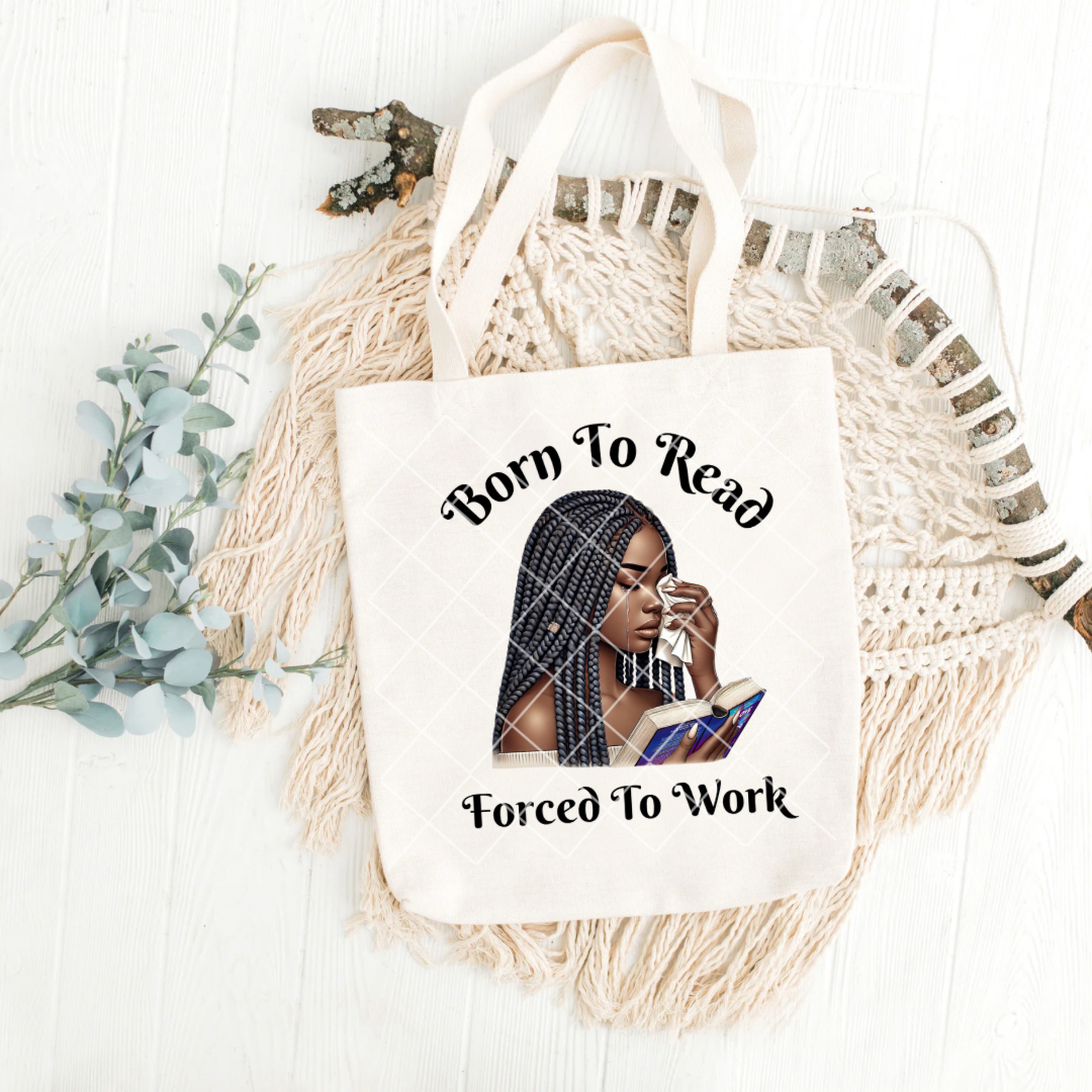 Born To Read Tote Bags