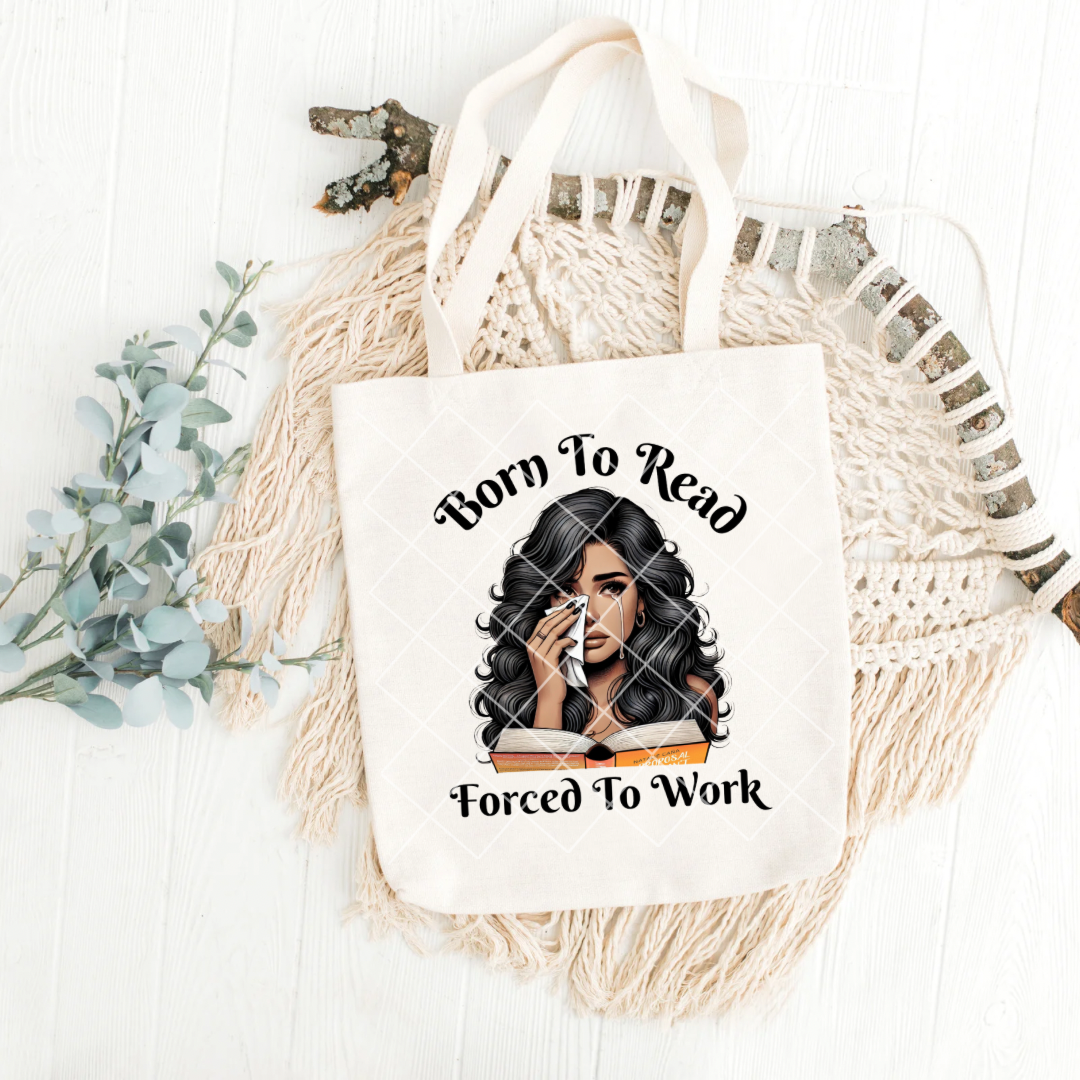 Born To Read Tote Bags