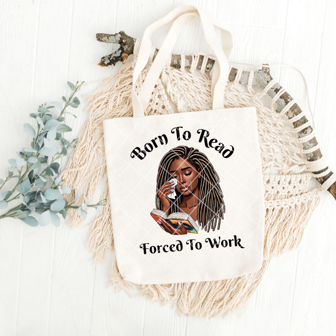 Born To Read Tote Bags