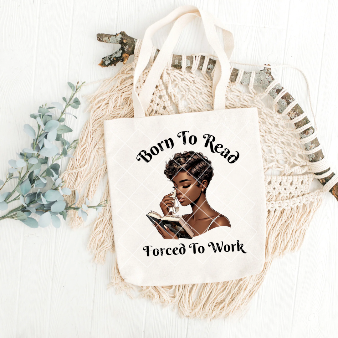 Born To Read Tote Bags