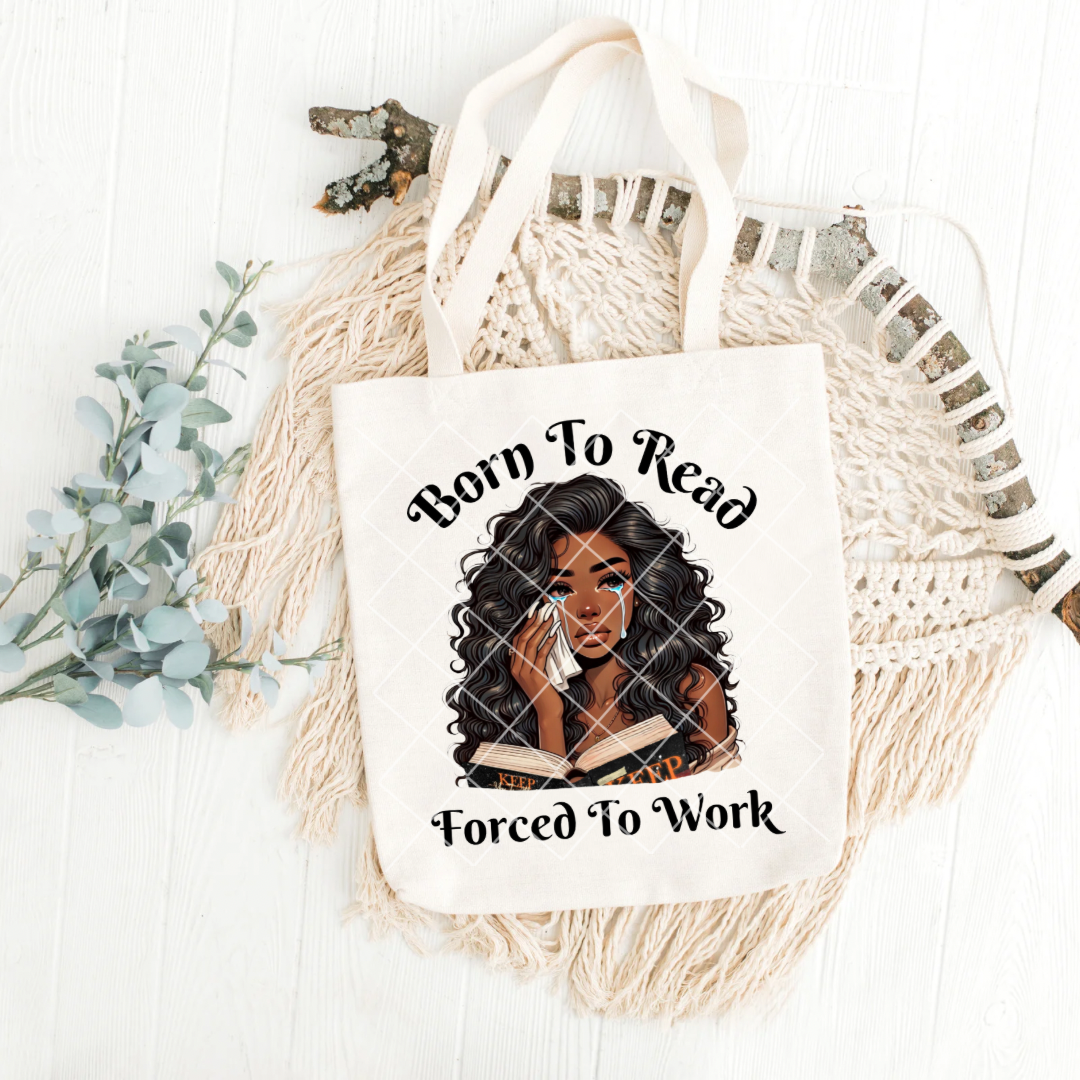 Born To Read Tote Bags