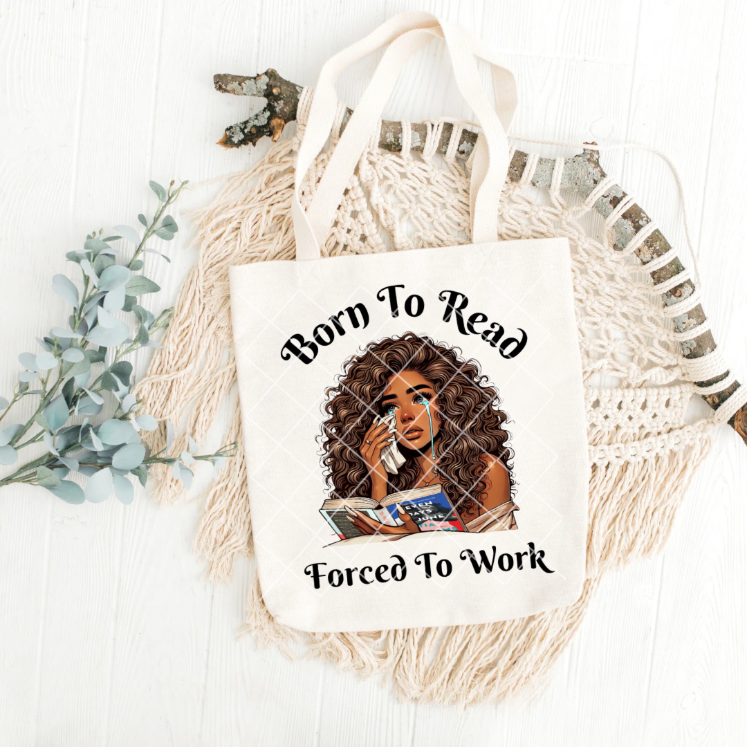 Born To Read Tote Bags